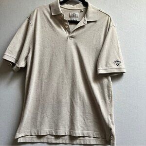 Callaway 100% Combed Cotton Golf Polo Shirt Sz M